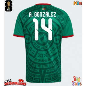Mexico Armando Gonzalez #14 Replica Home Stadium Shirt World Cup 2026 Short Sleeve